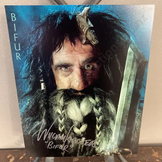 William Kircher "Bifur" Autographed The Hobbit 25 x 20cm Photo